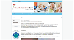 Desktop Screenshot of praxis-beyer.de