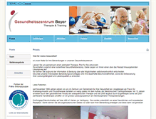 Tablet Screenshot of praxis-beyer.de